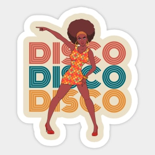 DISCO GIRL Sticker